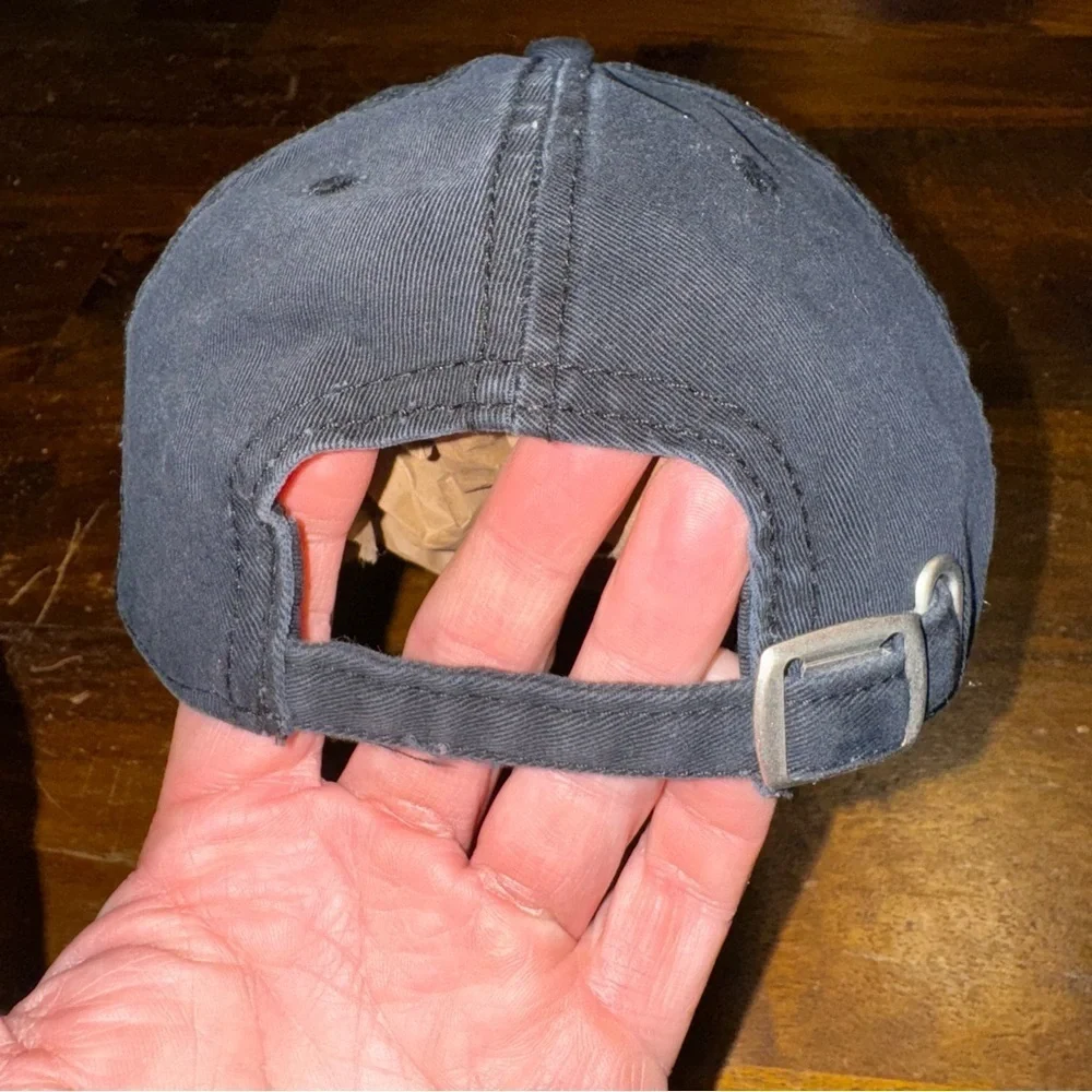 Rare Vtg Syracuse Hat Embroidered “SYR” FILM SYRACUSE Black Adjustable Hat Cap